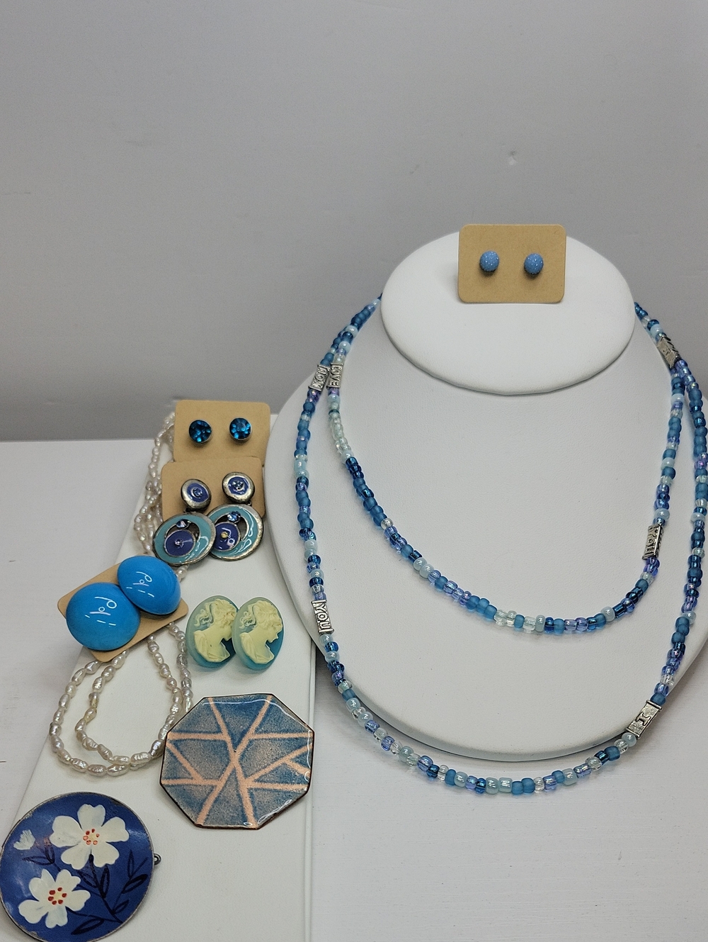 Blue Tone Jewelry Bundle